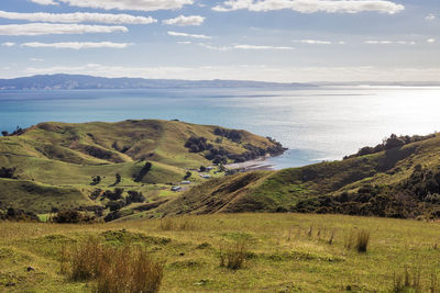 Scenic view of landscape against sky