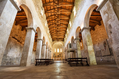 Interior of historic building