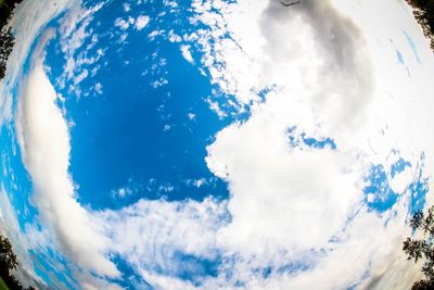 Low angle view of clouds in sky