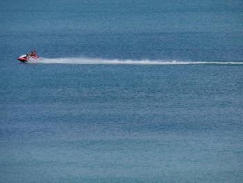 Boats in sea