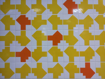 Full frame shot of patterned wall