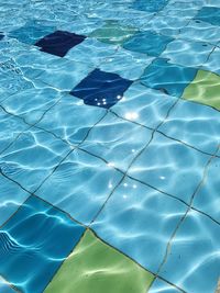 Full frame shot of swimming pool