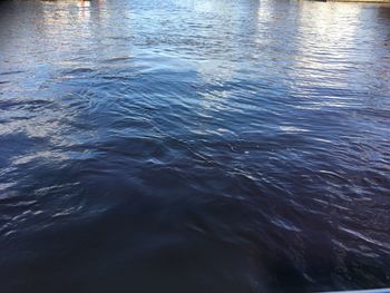 Close-up of rippled water