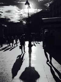 City street against sky