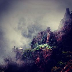 Scenic view of mountains