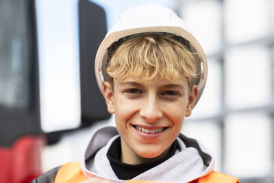 Portrait of smiling boy