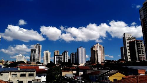 Modern cityscape against sky