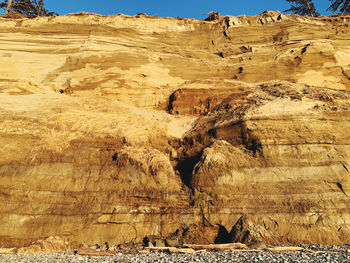 Rock formations in desert