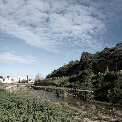 Scenic view of river against sky