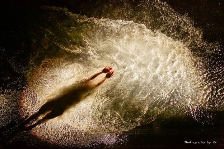 water, motion, lifestyles, leisure activity, rippled, waterfront, long exposure, nature, swimming, lake, river, outdoors, sunlight, person, men, splashing, reflection