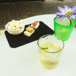 Close-up of drink on table