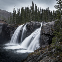 Waterfall in forest