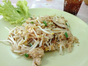 Close-up of food in plate