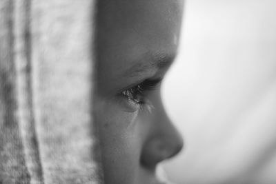 Close-up portrait of woman