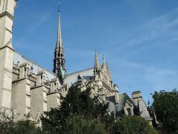 Low angle view of building against sky