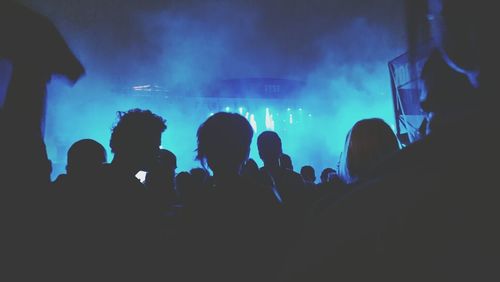 Group of people in concert