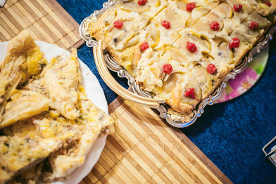 Close-up of food in plate