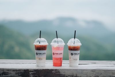 Close-up of drink on table