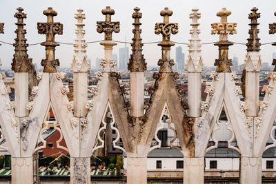 Panoramic view of historic building in city