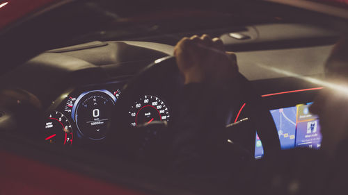 Close-up of car