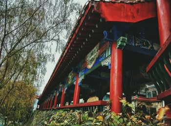 Low angle view of bridge