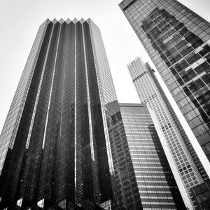 Low angle view of modern building