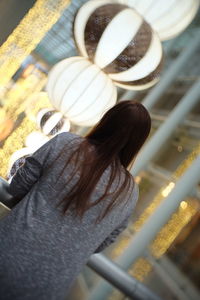 Close-up of woman holding food