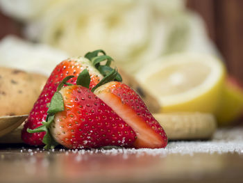 Close-up of strawberry