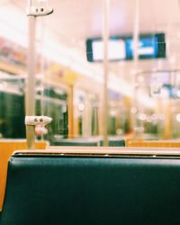 Close-up of toy car on table