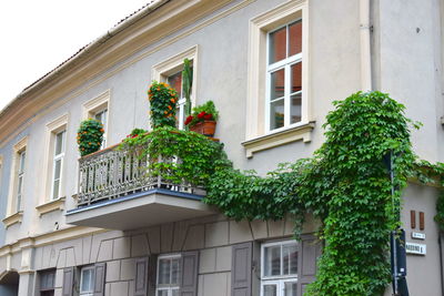 Low angle view of old building