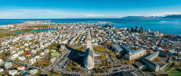 Hallgrimskirkja church in reykjavik.