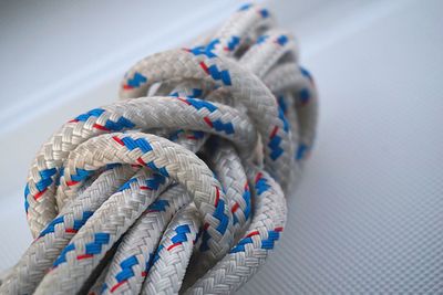 Close-up of multi colored rope