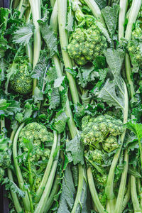 Full frame shot of vegetables for sale