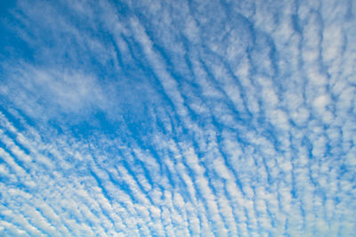 Low angle view of clouds in sky