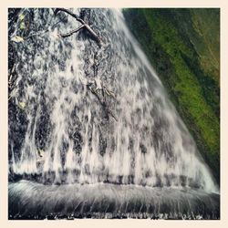 View of waterfall