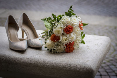 Close-up of rose bouquet