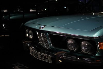 Close-up of vintage car