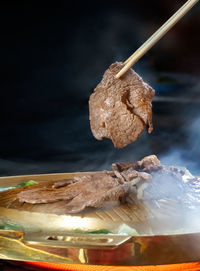 Close-up of ice cream