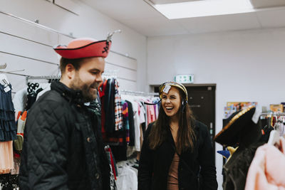 Couple in shop