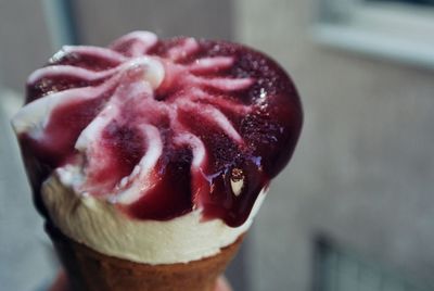 Close-up of ice cream
