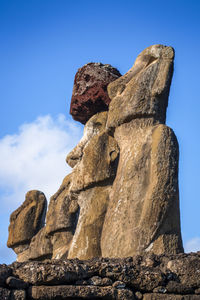 Low angle view of statue