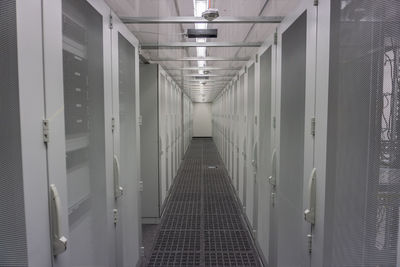 Empty corridor of building