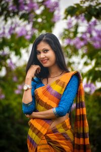 Portrait of a smiling young woman