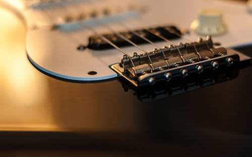 Close-up of guitar