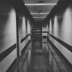 Long empty corridor