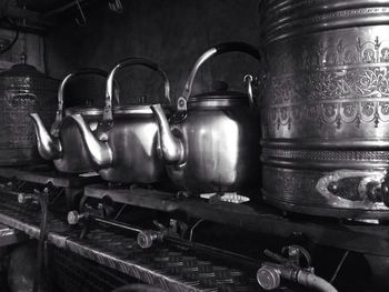 Close-up of machine part