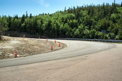 Road works on cabot trail