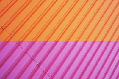 Full frame shot of multi colored corrugated iron