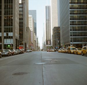 View of city street