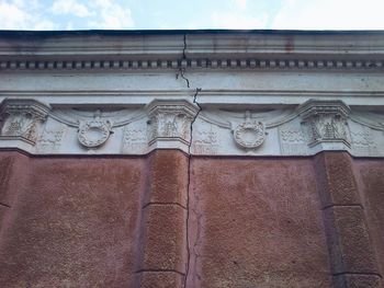 Low angle view of historical building